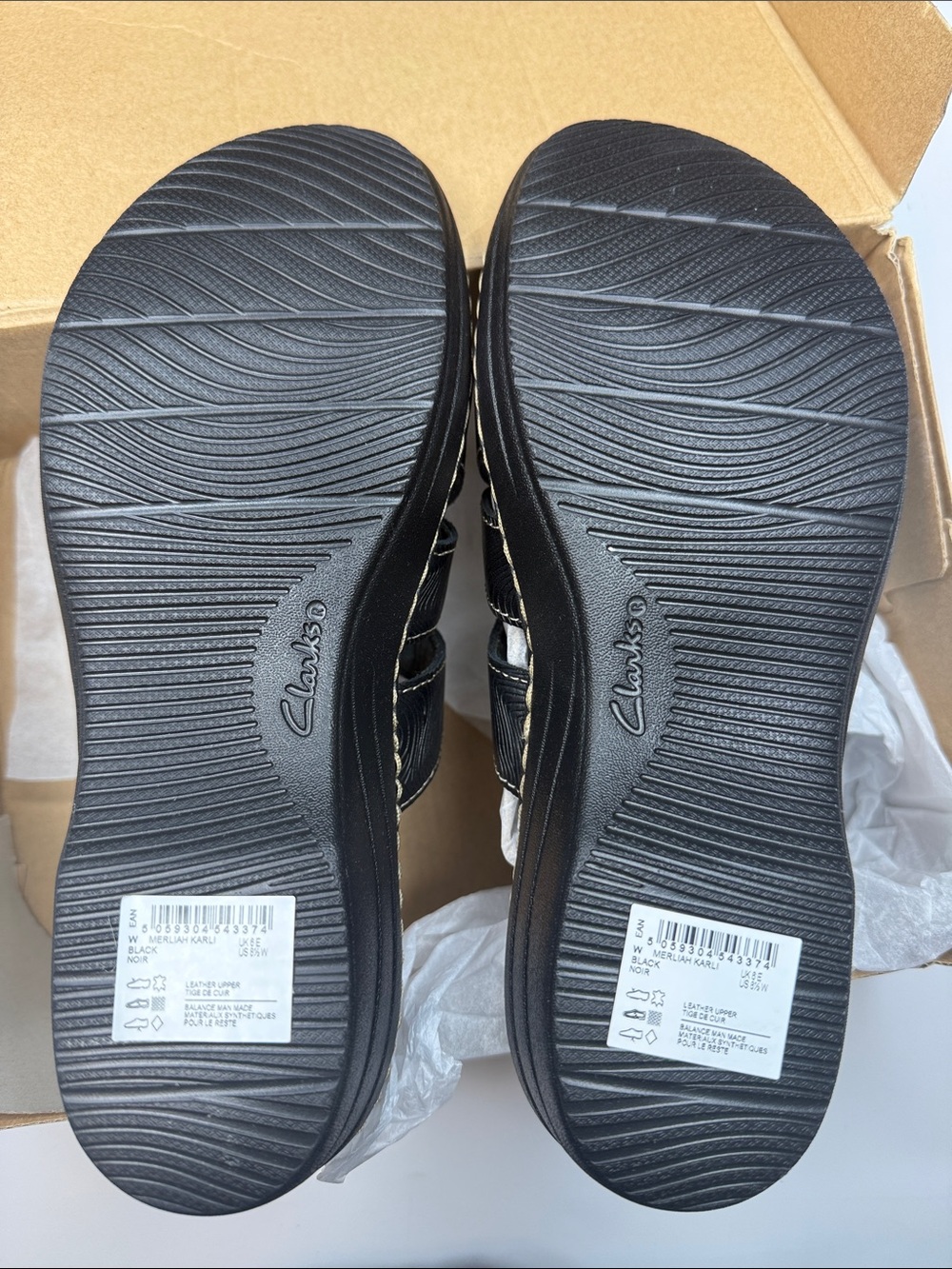 WIDE WIDTH Clarks Women's Merliah Karli Slip-on Strappy Sandals 8.5 W - Picture 9 of 11